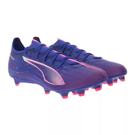 PUMA ULTRA 5 PLAY Match FG/AG football Cipő  SPEEDSYSTEM talp Training Cipő  FastTrax pötty design sport Cipő fűző-up Cipő Fitness kiegészítő 107687 01 lila/rózsaszín/kék Méret: 45