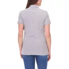 SANTINO Mathias női polo Ing made of organic pamut Polo Ing  4 gomb placket nadrág-sleeved Ing tarka 180 gr/m2 szürke Méret: M