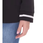 AjC női blézer, hip-hossz boyfriend blézer  inner bélés és egy-gomb kivitel 21639409 fekete Méret: 34