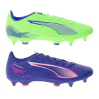PUMA ULTRA 5 PLAY MxSG football Cipő  tömör fém díszgomb Training Cipő sport Cipő fűző-up Cipő Fitness kiegészítő 107904 Neon zöld/kék vagy lila/rózsaszín Méret: 42