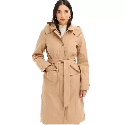 Női Timeless Parka Kabát Kapucnival, Őszi Kabát, Pamut Dzseki 927540 Bézs Méret:50