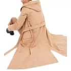 Női Timeless Parka Kabát Kapucnival, Őszi Kabát, Pamut Dzseki 927540 Bézs Méret:50