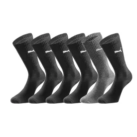   6 pár PUMA sport Zokni  párnázott foot area, tennis Zokni, légáteresztő Zokni, extra lágy waistband 701224759 001 fekete/Anthracite Méret: 35_38