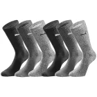 6 pár PUMA sport Zokni  párnázott foot area, tennis Zokni, légáteresztő Zokni, extra lágy waistband 701224759 fekete/Anthracite/szürke Méret: 35_38