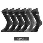 6 pár PUMA sport Zokni  párnázott foot area, tennis Zokni, légáteresztő Zokni, extra lágy waistband 701224759 fekete/Anthracite/szürke Méret: 35_38