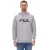 FILA Barumini férfi pulóver, hooded Pulóver, pulóver, Pulóver, pamut pulóver FAU0068-80000, tarka szürke Méret: L