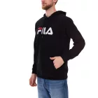 FILA Barumini pulóver férfi Hooded pulóver Pulóver pamut pulóver FAU0068 fekete vagy szürke Méret: M
