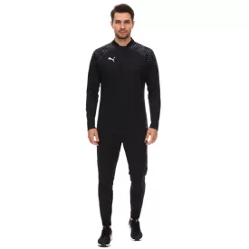   PUMA teamCup férfi pulóver  DryCell technology training Ing graphic design sport Ing fitness pulóver sport equipment 657982 03 fekete Méret: M