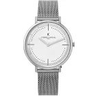 Pierre Cardin férfi karóra analóg Quartz óra karóra  nemesacél Karkötő 3ATM 41mm CBV.1027 ezüst Méret: N