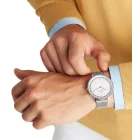 Pierre Cardin férfi karóra analóg Quartz óra karóra  nemesacél Karkötő 3ATM 41mm CBV.1027 ezüst Méret: N