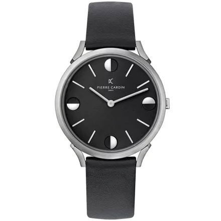 Pierre Cardin férfi karóra analóg Quartz óra karóra  nemesacél Karkötő 3ATM 40mm CPI.2010 fekete/ezüst Méret: N