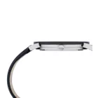Pierre Cardin férfi karóra analóg Quartz óra karóra  bőr szíj 3ATM 40mm CPI.2018 fekete/ezüst Méret: N
