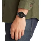 Pierre Cardin férfi karóra analóg Quartz óra karóra  bőr szíj 3ATM 40mm CPI.2018 fekete/ezüst Méret: N