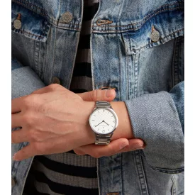   Pierre Cardin férfi karóra analóg Quartz óra karóra  nemesacél Karkötő 3ATM 40mm CPI.2020 ezüst Méret: N