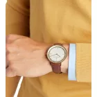 Pierre Cardin férfi analóg Quartz óra karóra  bőr szíj karóra 3ATM 41mm CBV.1031 arany/barna/fehér Méret: N