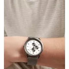 Pierre Cardin férfi karóra  több-számlap analóg Quartz óra karóra  nemesacél Karkötő 3ATM 44mm CPI.2033 ezüst/bézs Méret: N