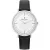 Pierre Cardin férfi analóg Quartz óra karóra  bőr szíj csukló óra karóra 3ATM 41mm CBV.1025 ezüst/fekete Méret: N