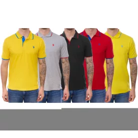   U.S. POLO ASSN. férfi polo Ing alap Ing pamut Ing nadrág-sleeved Ing in various colors Méret: L