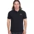 Kappa férfi pamut Polo Ing  kicsi Embroidery, nadrág-Sleeved Pique kötött Polo Ing, 303173NC A03 fekete Méret: S