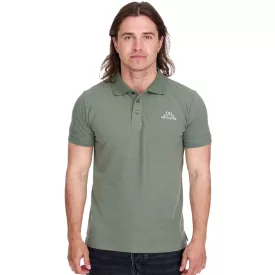   Kappa férfi pamut Polo Ing  kicsi Embroidery, nadrág-Sleeved Pique kötött Ing, 303173NC A02 zöld Méret: S