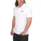 Kappa férfi pamut Polo Ing  kicsi Embroidery, nadrág-Sleeved Pique kötött Ing, 303173NC A04 fehér Méret: M