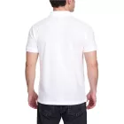 Kappa férfi pamut Polo Ing  kicsi Embroidery, nadrág-Sleeved Pique kötött Ing, 303173NC A04 fehér Méret: M