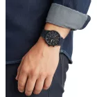 KNOX Férfi analóg kvarcóra szilikon szíjjal, 41mm, KNOX01 Tengerészkék Méret:N