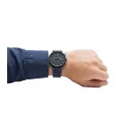 KNOX Férfi analóg kvarcóra szilikon szíjjal, 41mm, KNOX01 Tengerészkék Méret:N