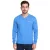 HACKETT LONDON GOLF férfi pamut V-nyak kötött Pulóver hosszú újj Ing HMX5000D kék Méret: XL