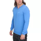HACKETT LONDON GOLF férfi pamut V-nyak Pulóver, kötött pulóver, hosszú-Sleeved Ing, HMX500D, fekete, kék, vagy sötét kék Méret: L