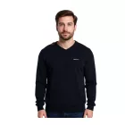HACKETT LONDON GOLF férfi pamut V-nyak Pulóver, hosszú-Sleeved Ing, HMX500F, fekete Méret: L