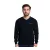 HACKETT LONDON GOLF férfi pamut V-nyak Pulóver, hosszú-Sleeved Ing, HMX500F, fekete Méret: L