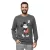 RE:fedett X DISNEY férfi kerek nyakú Pulóver  MICKEY MOUSE Print. Everyday Pulóver  pamut tartalom. MMDIS2489 szürke. Méret: L