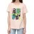 RE:fedett X MARVEL női póló  "Pop Art Portrait" Print, pamut póló, nadrág-Sleeved Ing, MMMARV1125 rózsaszín Méret: L