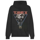 RE:fedett X Jurassic Park férfi pulóver  "T-Rex 1993 Vintage" Print pulóver MMUNV2456 fekete Méret: S