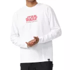 RE:fedett X Star Wars Csillagok Háborúja férfi hosszú-Sleeved Ing The Empire Strikes vissza pamut Ing MMSTW2452 fehér/piros Méret: S