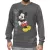 RE:fedett X DISNEY férfi kerek nyakú Pulóver  MICKEY MOUSE Print, Everyday Pulóver  pamut tartalom, MMDIS2492 szürke Méret: M