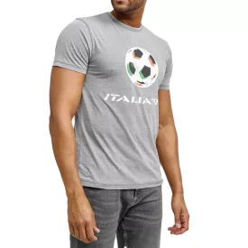   RE:fedett X FIFA világ Cup 1990 férfi póló  nagyméretű gömb Print, pamut Ing, nadrág-Sleeved Ing, PCFFA134 szürke Méret: M
