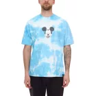 RE:fedett X Disney férfi póló  Mickey Mouse Print, pamut kerek nyakú, MMDIS2787 kék Méret: L