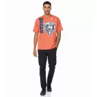 RE:fedett X NFL férfi póló  nagyméretű BEARS Logo Print, pamut kerek nyakú Ing, MMNFL1140 narancssárga Méret: S
