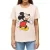 RE:fedett X Disney női Mickey Mouse Hug Print pamut Ing kerek nyakú Ing MMDIS2579 rózsaszín Méret: L