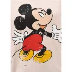 RE:fedett X Disney női Mickey Mouse Hug Print pamut Ing kerek nyakú Ing MMDIS2579 rózsaszín Méret: M