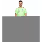 Mercedes-Benz AMG Petronas F1 férfi póló  Sponsor Logos vagy George Russell Print, nadrág-Sleeved Ing, Neon zöld vagy lila Méret: M