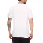 RE:fedett X NFL új England Patriots férfi póló  Logo Print, pamut kerek nyakú, PCNFL920, ekrü-fehér Méret: L