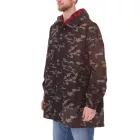 Cavallo de Ferro Férfi terepmintás parka, őszi dzseki kapucnival, átmeneti dzseki, CSJA002, Zöld vagy Fekete Méret:M