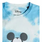 RE:fedett X Disney férfi póló  Mickey Mouse Print. pamut póló  Tie-Dye Look. kerek nyakú. sötét kék, kék Tie-Dye, vagy szürke. Méret: L