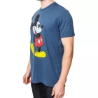 RE:fedett X Disney férfi póló  Grumpy Mickey Mouse Print. pamut póló  nagyméretű Lettering. kerek nyakú. bézs, kék, lila, vagy narancssárga. Méret: M