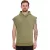 ROCKUPY férfi Hooded Tank Top, ujjatlan pamut Ing  vissza Print, Tie-Dye Muscle Ing 393827 zöld Méret: XL