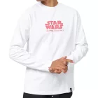 RE:fedett X Star Wars Csillagok Háborúja férfi hosszú-Sleeved Ing "The Empire Strikes vissza" vagy  Poster Print, hosszú-újj pamut Ing, fehér vagy fekete Méret: S