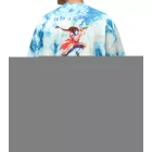RE:fedett X CAPCOM férfi póló  Street Fighter Vega, Ryu, és Blanka Print, pamut póló, kerek nyakú, MMDIF18, kék/szürke/lila Méret: S